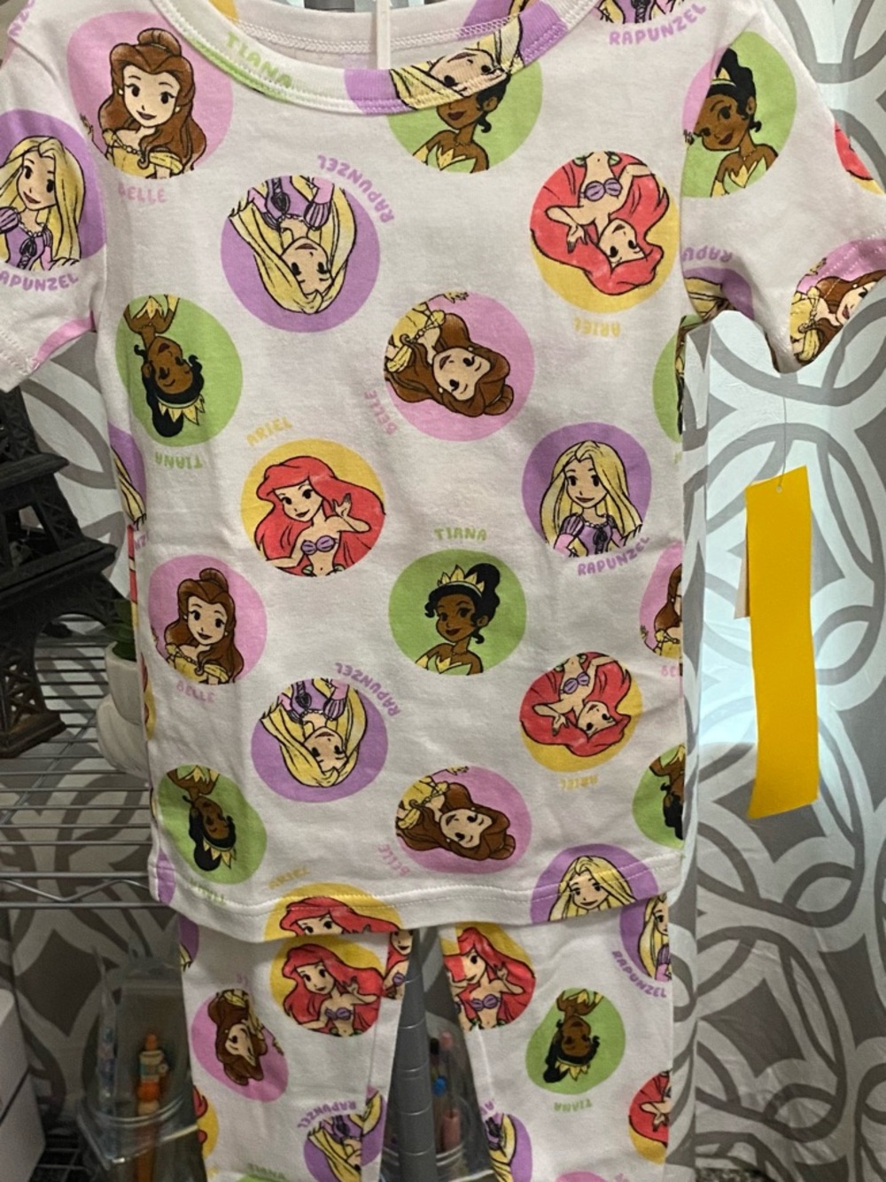 Disney Princess  2 Piece Girls Pajama set